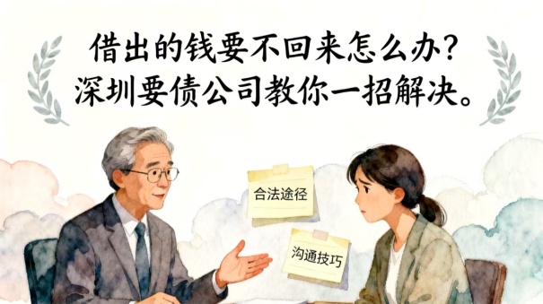 借出去的錢(qián)要不回來(lái)怎么辦:深圳要債公司教你一招解決