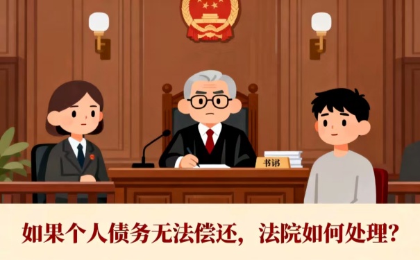 深圳債務公司:如果個人債務無法償還,法院如何處理